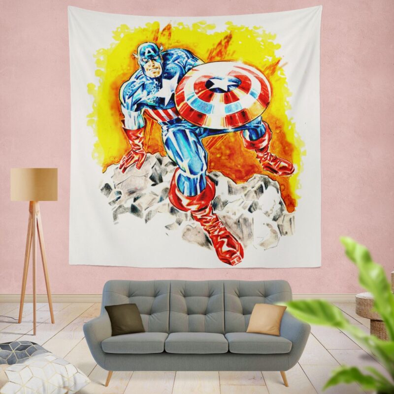Captain America The First Avenger Marvel Wall Hanging Tapestry