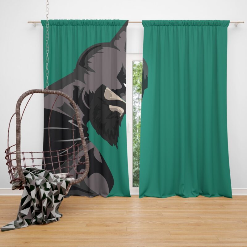 DC Comics  Batman Beard Style Curtain