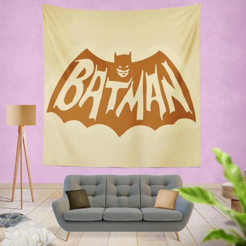 DC Comics Men's Batman Classic TV Show Logo Wall Hanging Tapestry