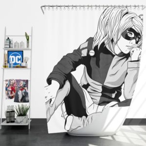 DC Comics Superheroine Harley Quinn Shower Curtain