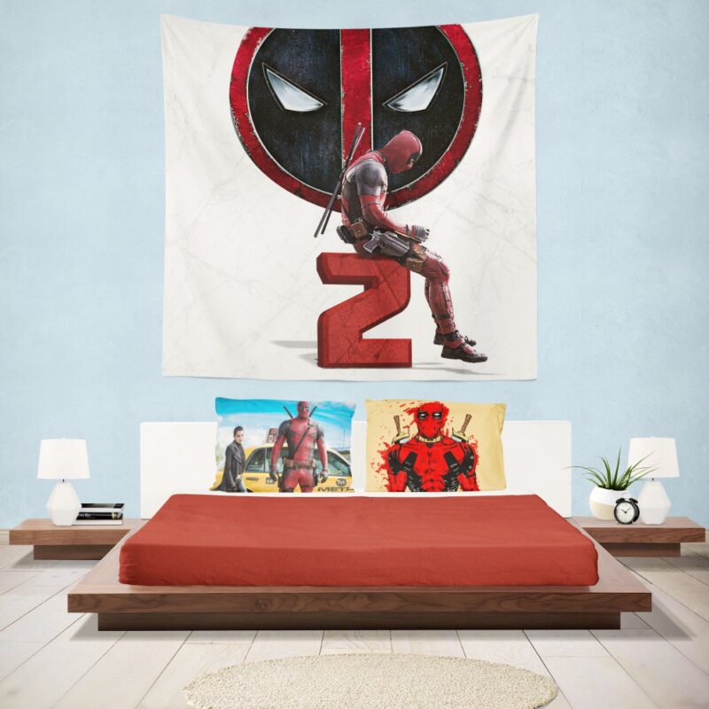 Deadpool 2 Movie Deadpool Ryan Reynolds Wall Hanging Tapestry