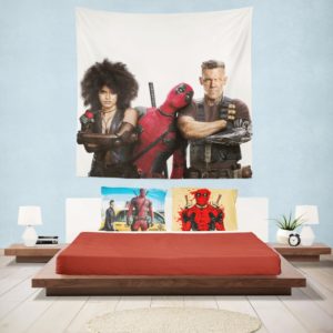 Deadpool Domino and Cable Wall Hanging Tapestry