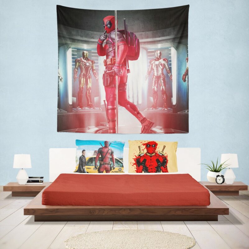 Deadpool Fan Art Wall Hanging Tapestry