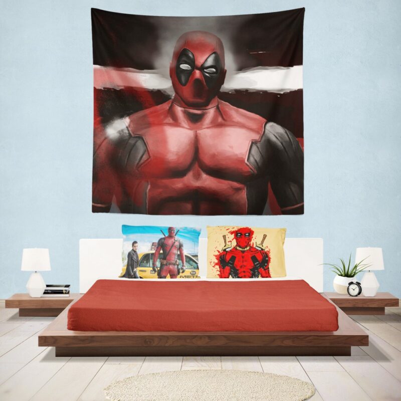 Deadpool The Circle Chase Comics Wall Hanging Tapestry