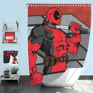 Deadpool The Gauntlet Infinite Comics Shower Curtain