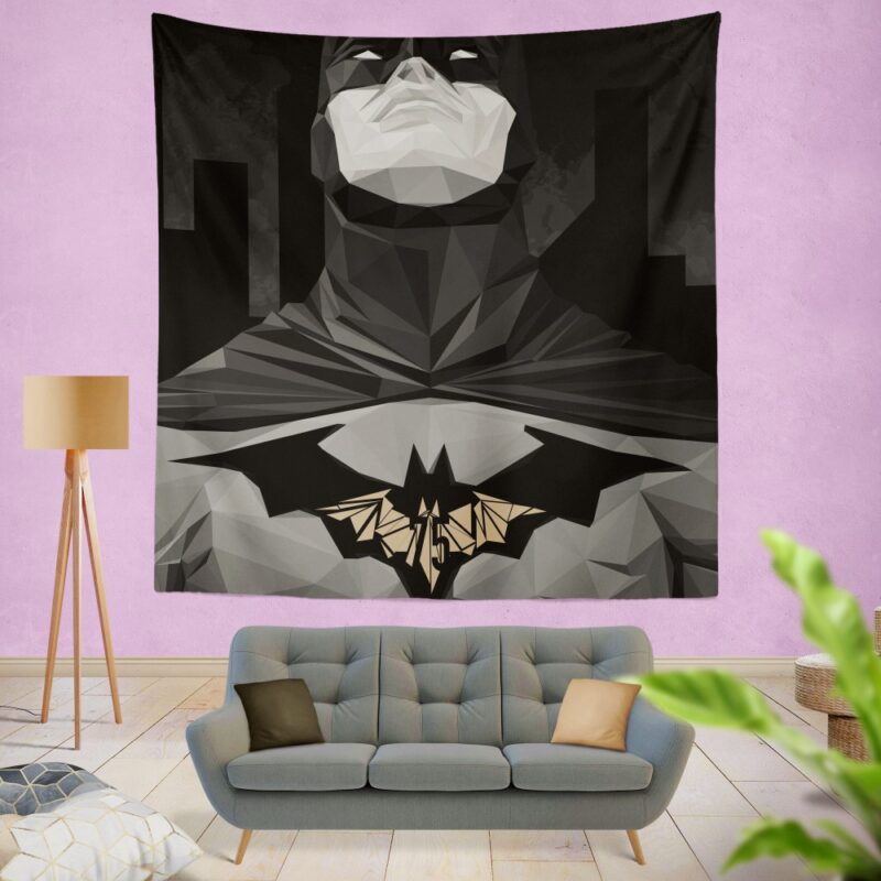 Geometric Batman Movie Comics Wall Hanging Tapestry