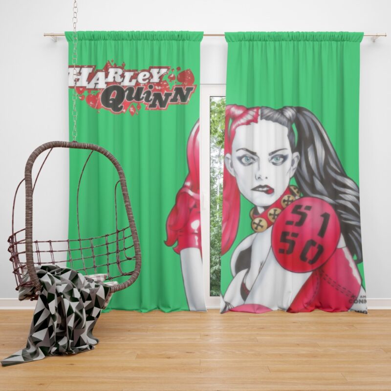 Harley Quinn Power Outage DC Comics Curtain
