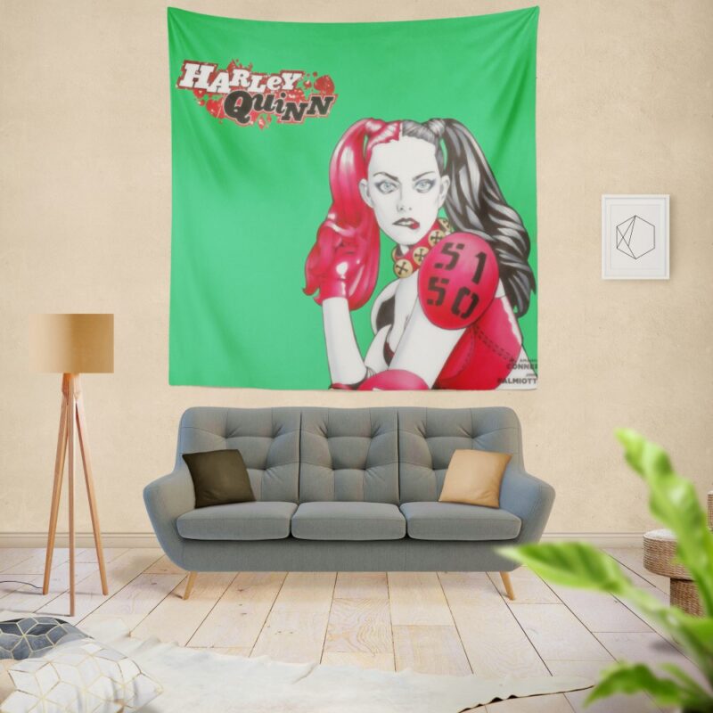 Harley Quinn Power Outage DC Comics Wall Hanging Tapestry
