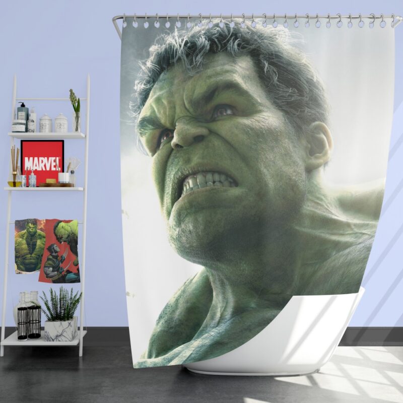 Hulk in Marvel Avengers Age of Ultron Movie Shower Curtain