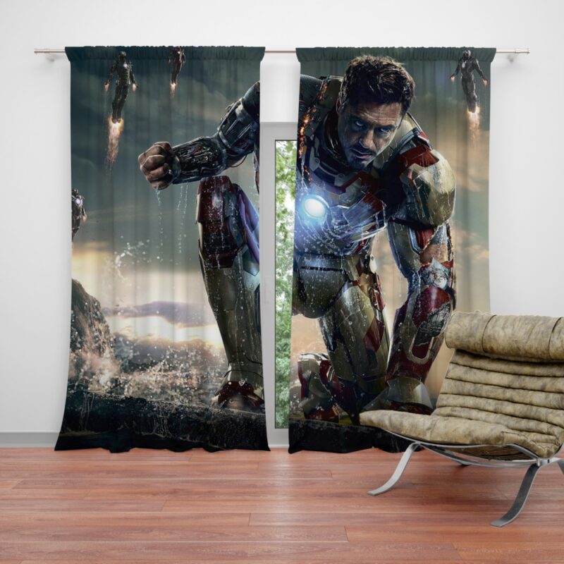 Iron Man 3 Movie Tony Stark Curtain
