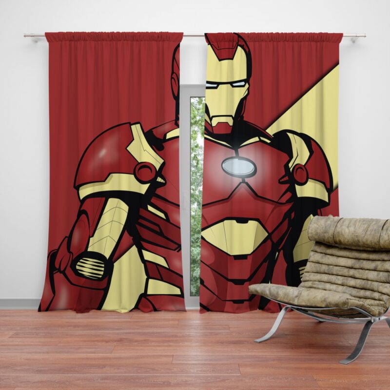 Iron Man Marvel Comics Superhero Curtain