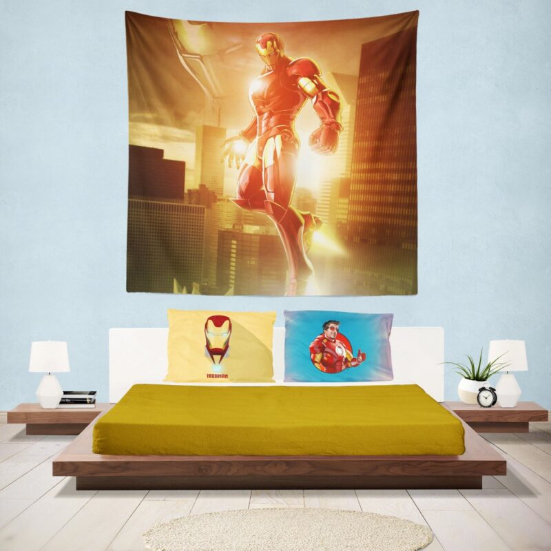 Iron Man Marvel vs. Capcom Wall Hanging Tapestry