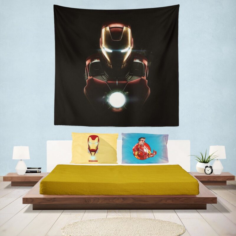 Marvel Avenger Iron Man Dark Theme Wall Hanging Tapestry