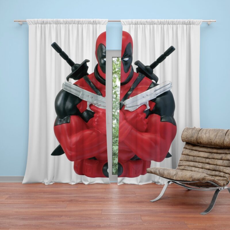 Marvel Bust Bank Deadpool Action Figures Curtain