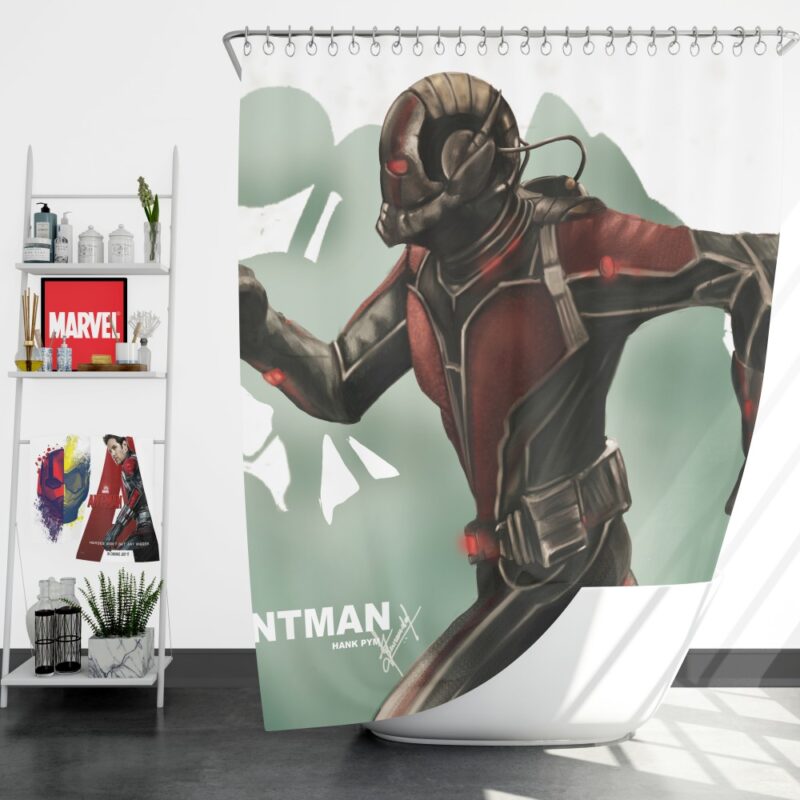 Marvel Comics Ant-Man Movie Hank Pym Shower Curtain