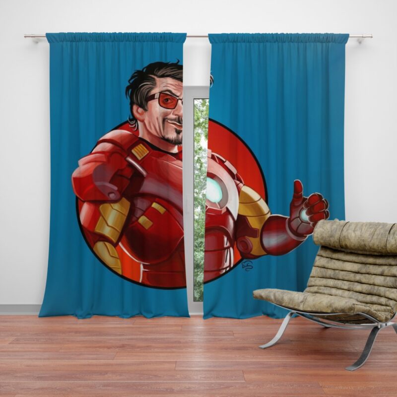 Tony Stark Iron Man Curtain
