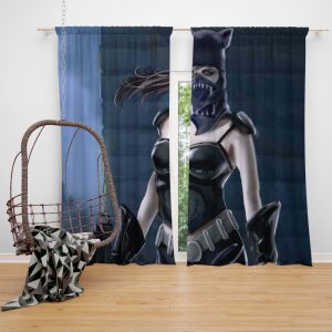 Catwoman Animated Design Curtain