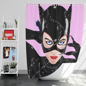 Catwoman Arkham City Michelle Pfeiffer Shower Curtain