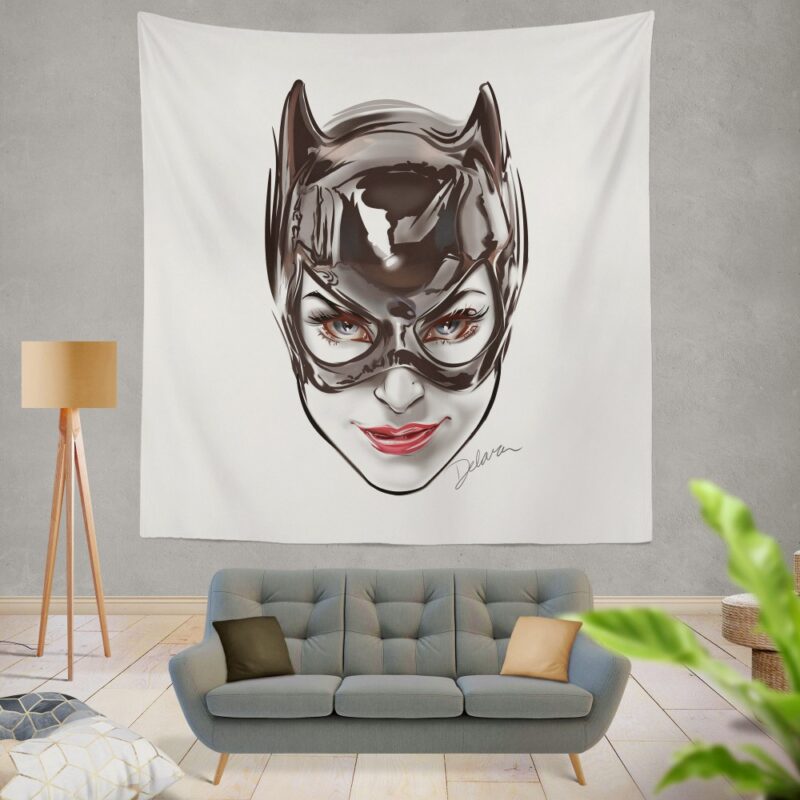 Catwoman Gotham Arkham City Wall Hanging Tapestry