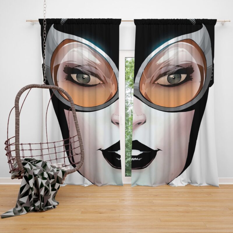 Catwoman Theme DC Comics Curtain