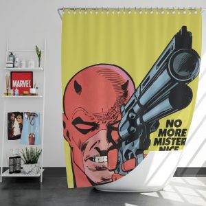 Daredevil Comics Super Hero Shower Curtain