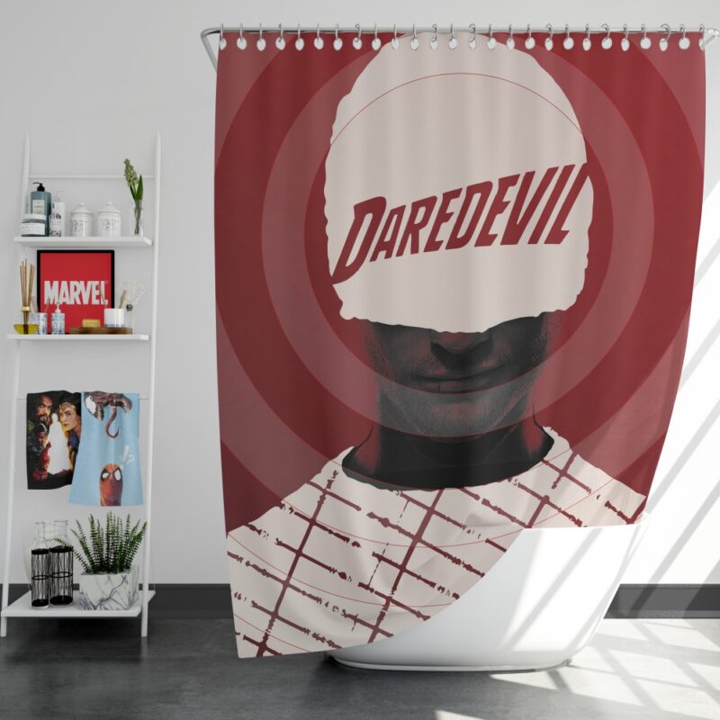 Daredevil The Man Without Fear Shower Curtain