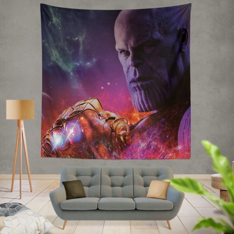 Avengers Infinity War Thanos Infinity Gauntlet Tapestry
