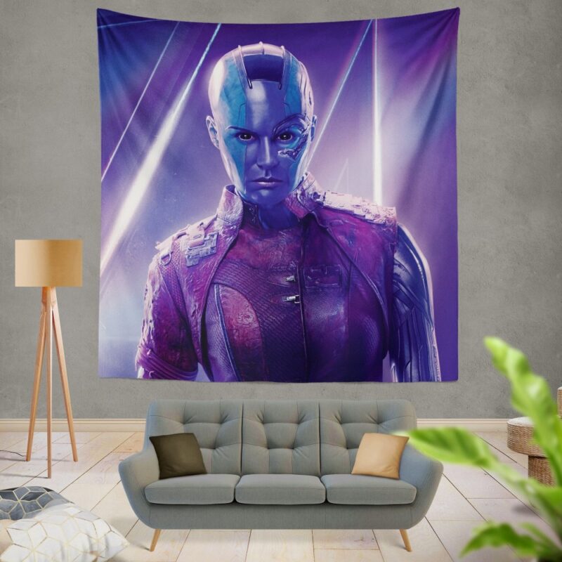 Avengers Infinity War Nebula Marvel Karen Gillan Tapestry