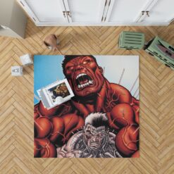 Avengers Red Hulk & Cable Marvel Comics Rug