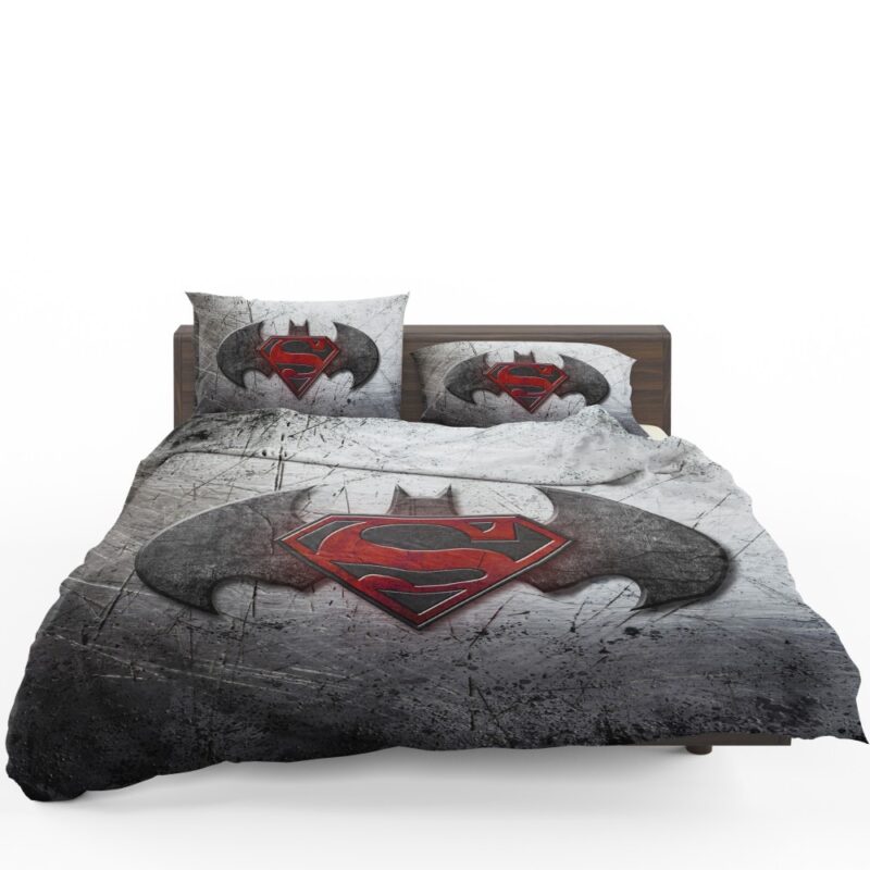 Batman v Superman Dawn of Justice Movie Logo Bedding Set
