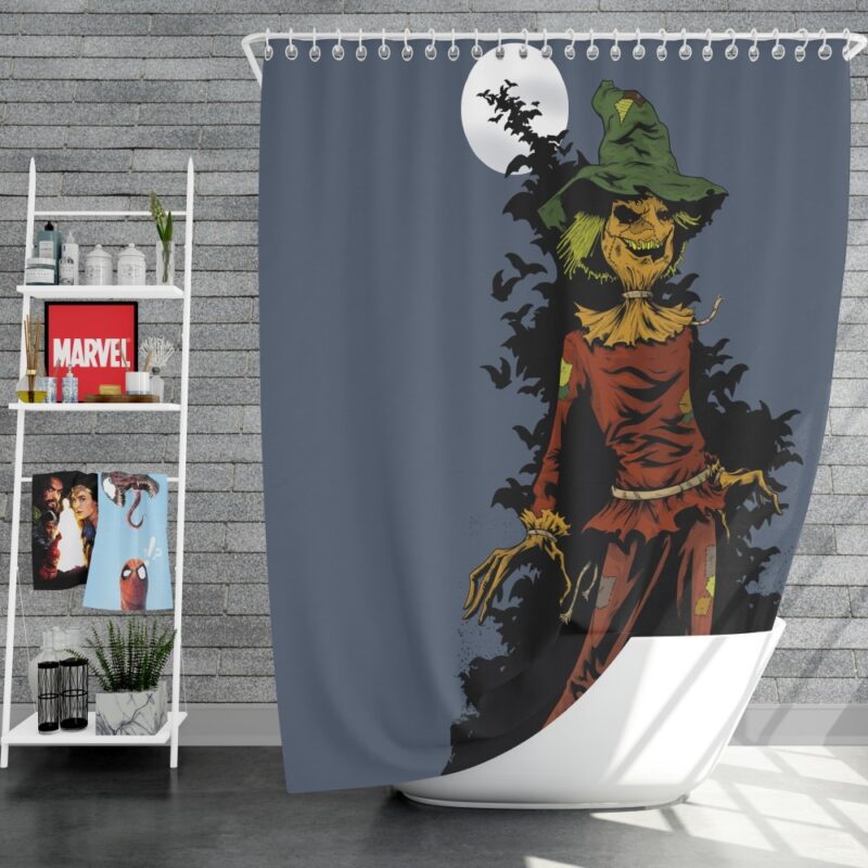 DC Comics Scarecrow Batman Injustice League Shower Curtain