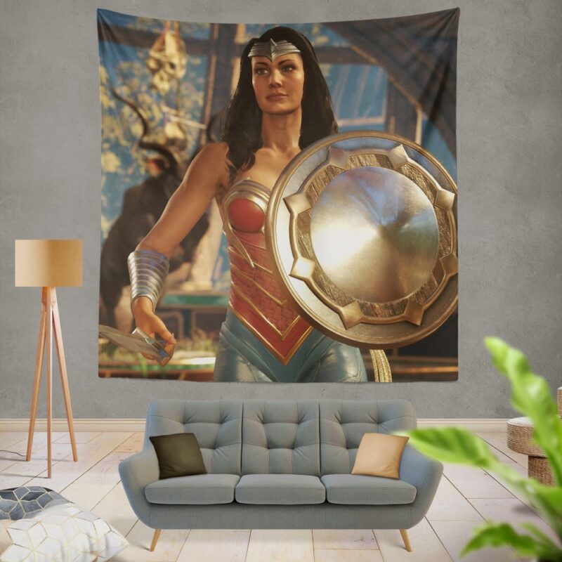 DC Comics Wonder Woman Injustice 2 Video Game Wall Hanging Tapestry