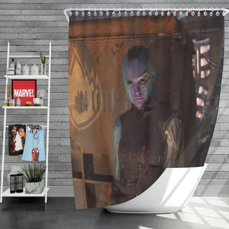 Guardians of the Galaxy Vol 2 Nebula Marvel Comics Shower Curtain