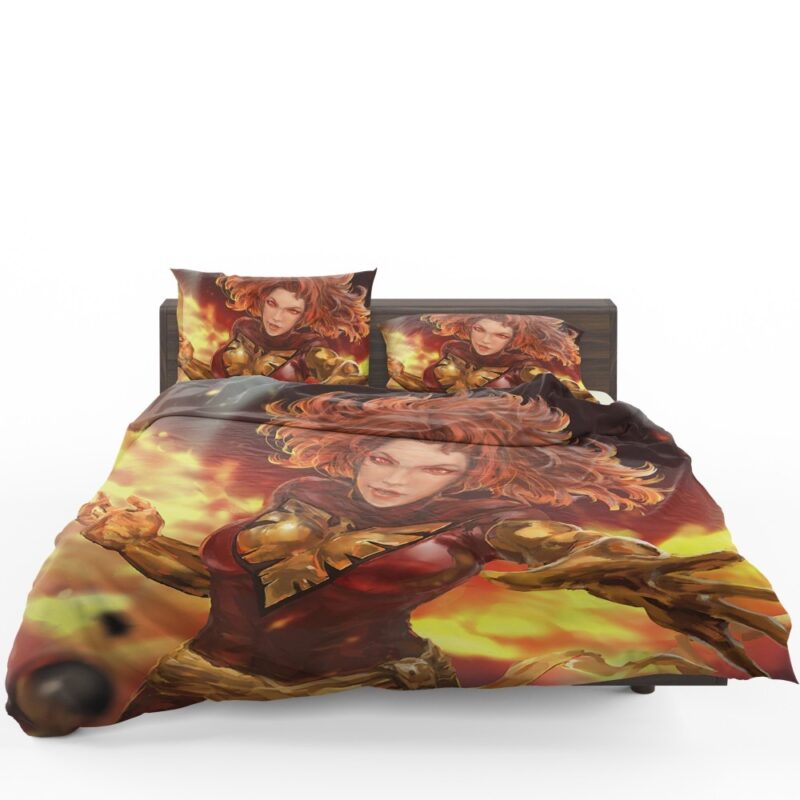 Jean Grey Comics X-Men Marvel Phoenix Mutant Bedding Set