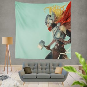 Lady Thor Marvel Comics Wall Hanging Tapestry