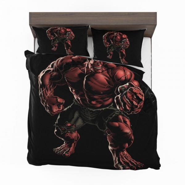 Marvel Comics Red Hulk Hulkbusters Bedding Set