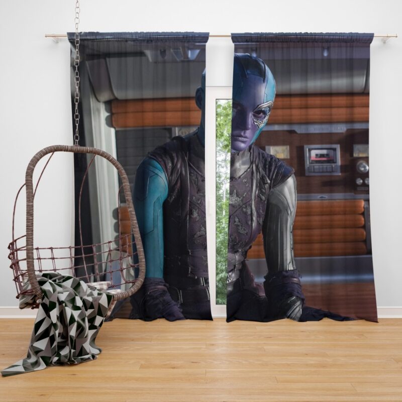 Ms Peale Nebula Marvel Cinematic Universe Bedroom Window Curtain