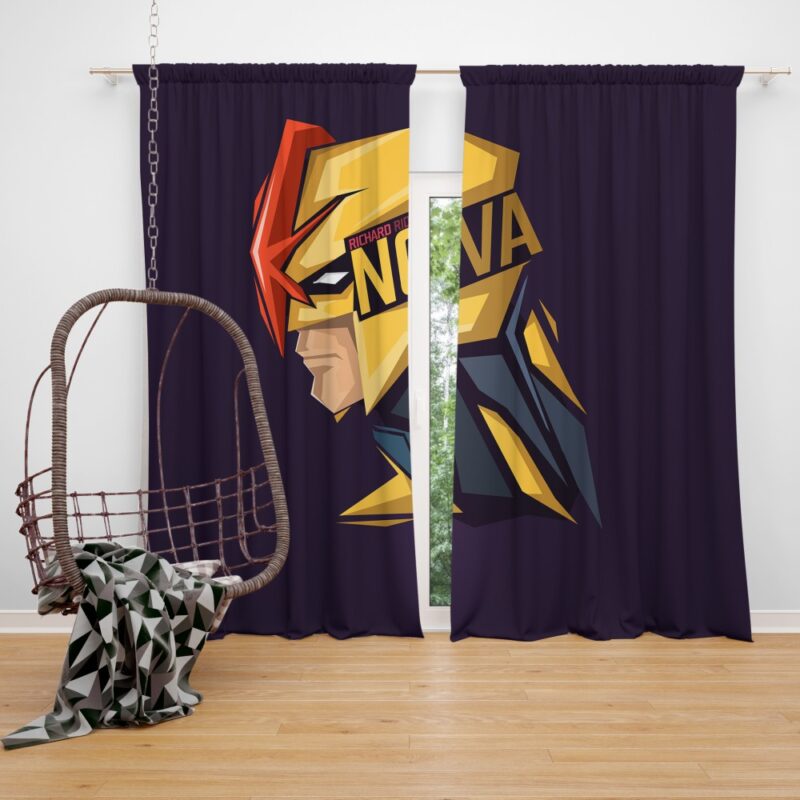 Nova Corps Marvel Comics Marvel Comics Bedroom Window Curtain
