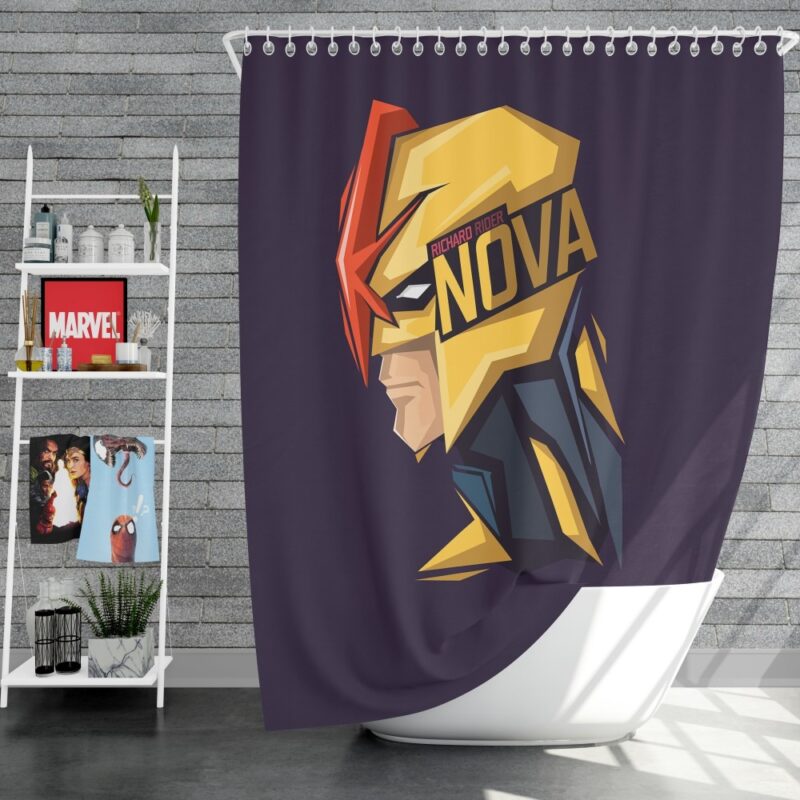 Nova Corps Marvel Comics Marvel Comics Shower Curtain