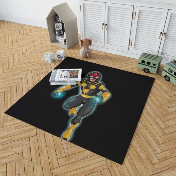 Nova Defenders Marvel Comics Bedroom Living Room Floor Carpet Rug