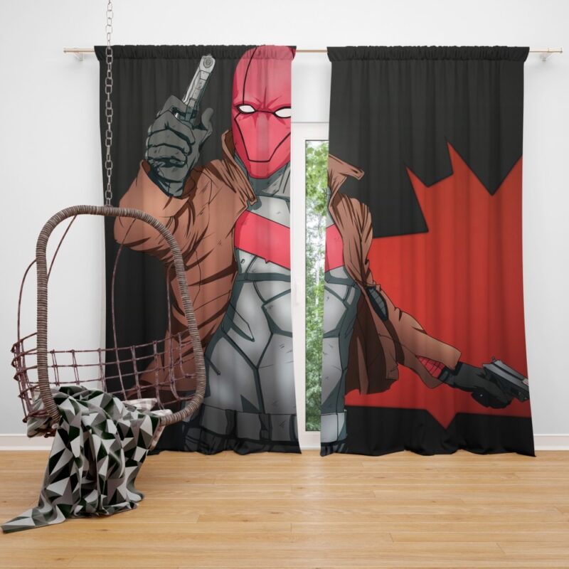 Red Hood DC Detective Comics Bedroom Window Curtain