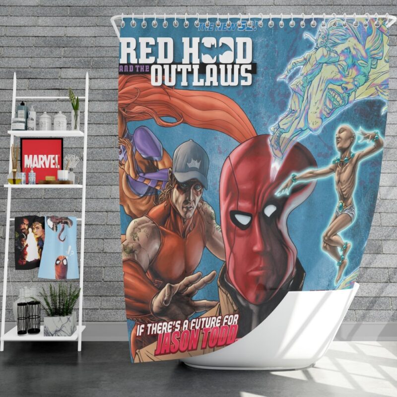 Red Hood and the Outlaws DC Comics Shower Curtain