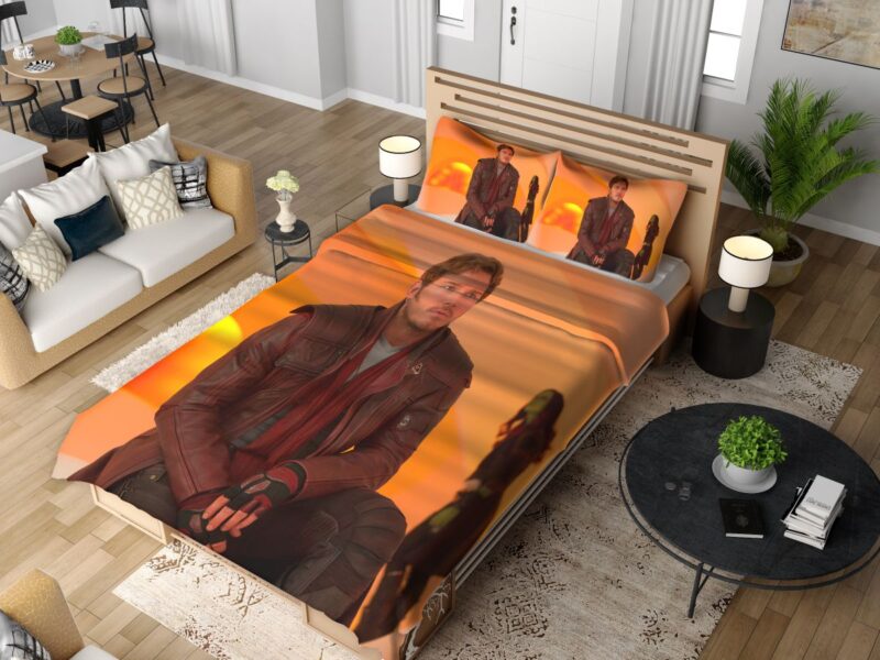 Star Lord Chris Pratt Guardians of the Galaxy Bedding Set