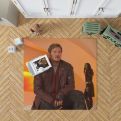 Star Lord Chris Pratt Guardians of the Galaxy Vol 2 Movie Bedroom Living Room Floor Carpet Rug