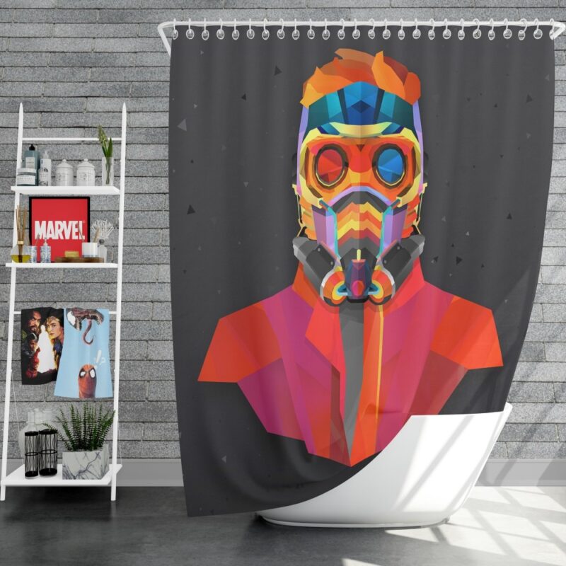 Star Lord Infinity Watch Peter Quill Shower Curtain