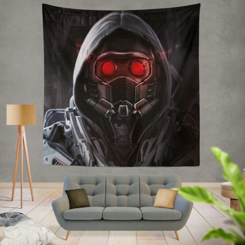 Star Lord Marvel Comics Guardians of the Galaxy Artwork Wall Hanging Tapestry