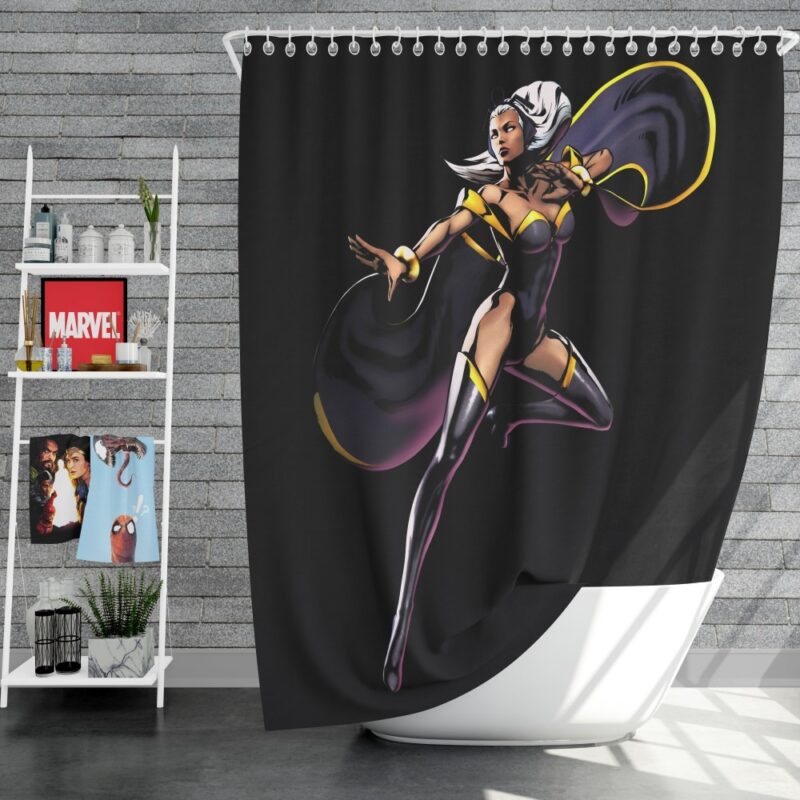 Storm in Morlocks Marvel Comics Shower Curtain