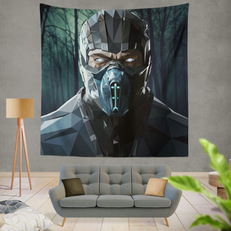 Sub Zero Bi-Han Mortal Kombat X Wall Hanging Tapestry