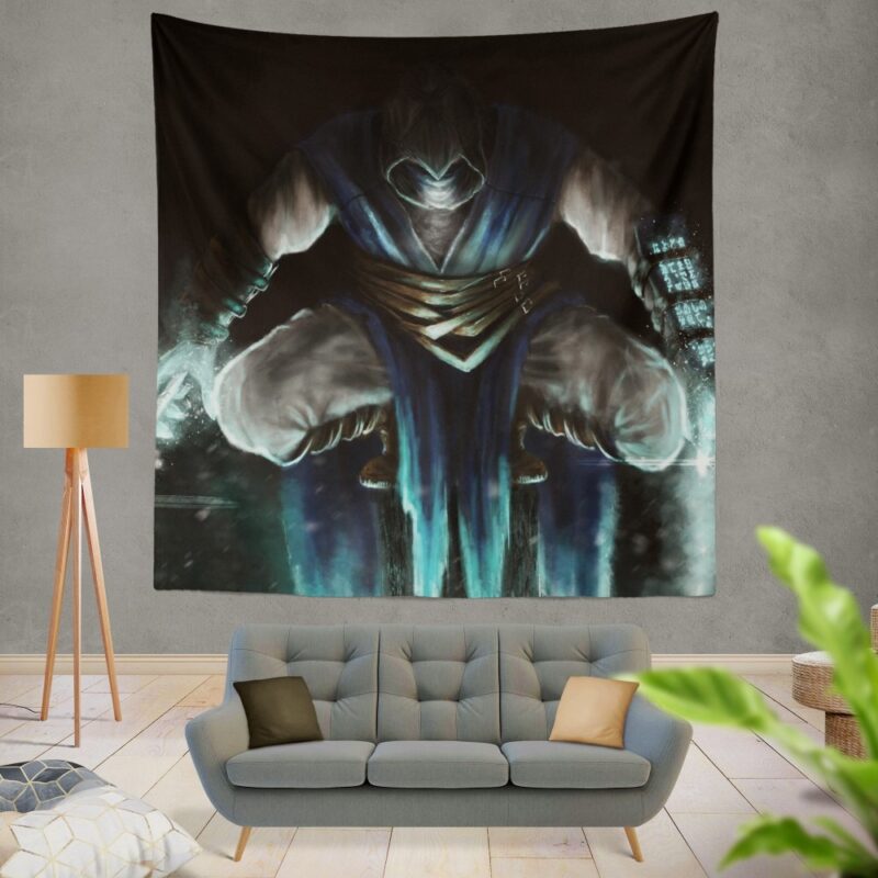 Sub Zero Mortal Kombat Game Wall Hanging Tapestry