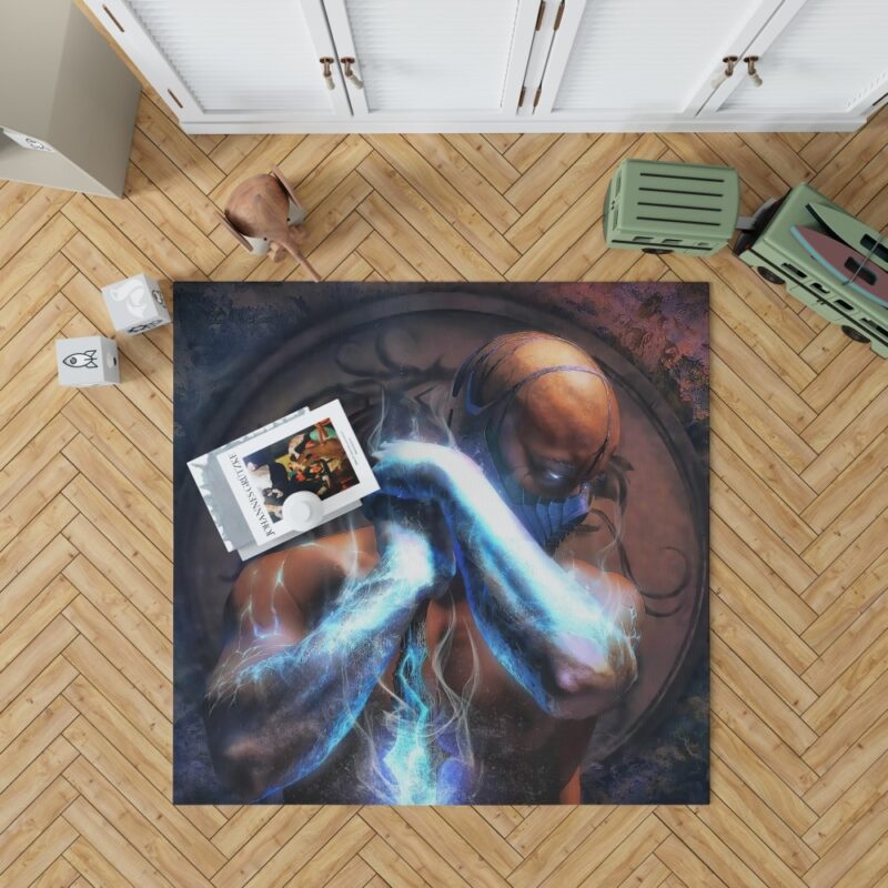 Sub Zero Mortal Kombat Super Hero Bedroom Living Room Floor Carpet Rug